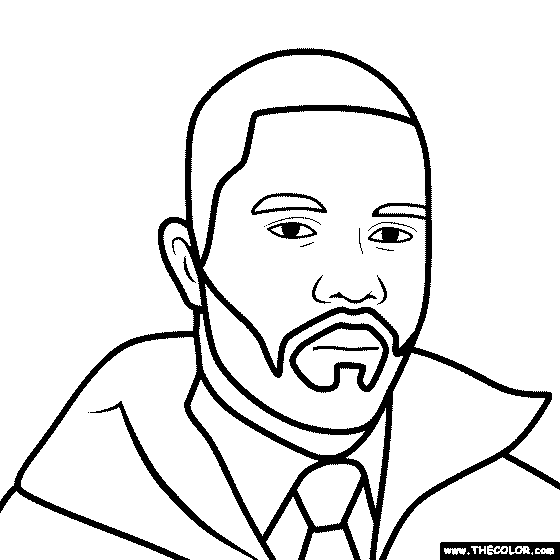 Frank Ocean Coloring Page