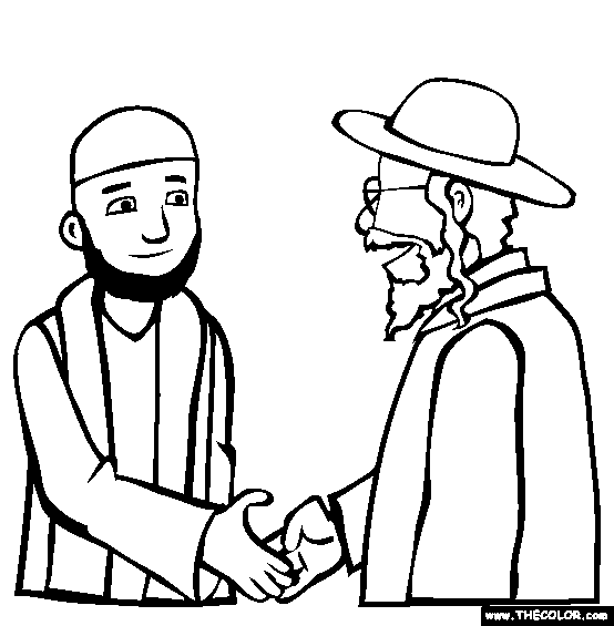 Friendship Coloring Page