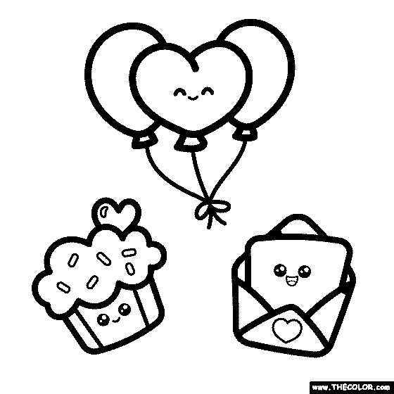 Fun Stickers Coloring Page