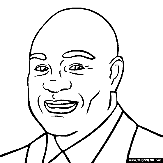 George Foreman Coloring Page