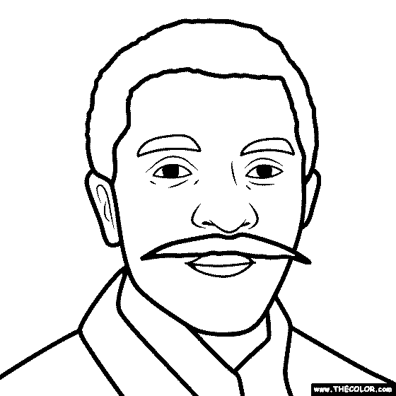 George Washington Carver Coloring Page