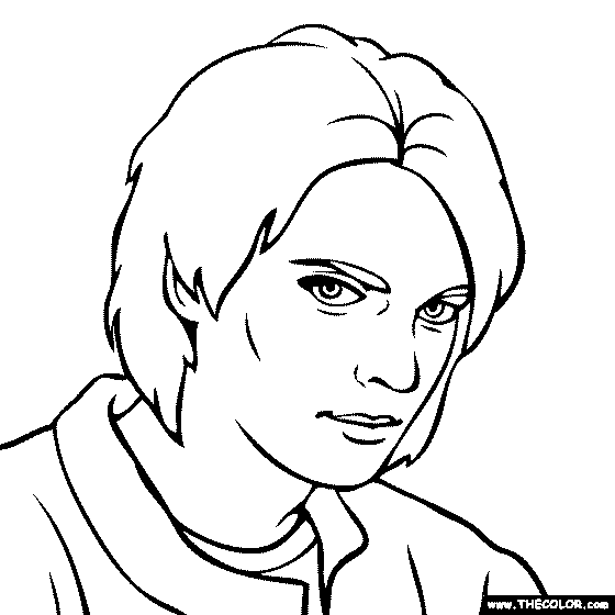 Gerard Way Coloring Page