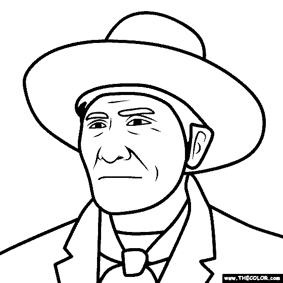 Geronimo Coloring Page