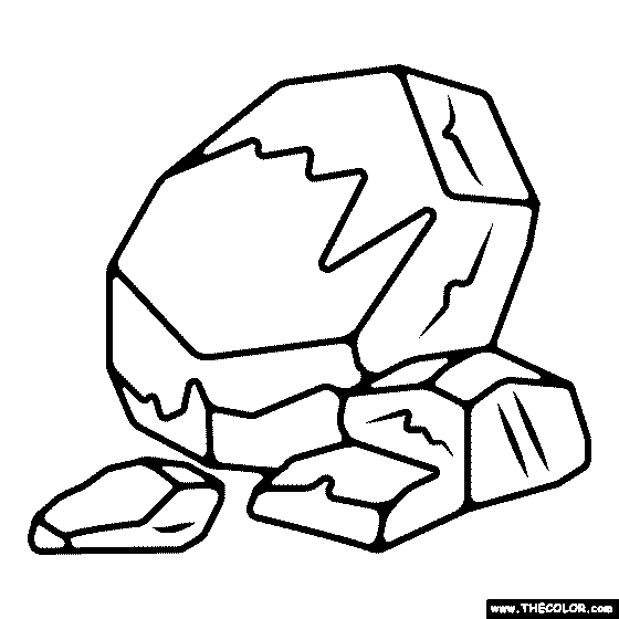 Gold Nuggets Coloring Page