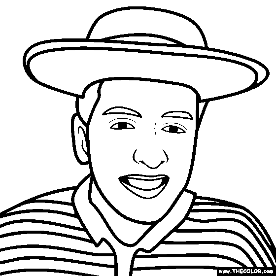 Gondolier Coloring Page