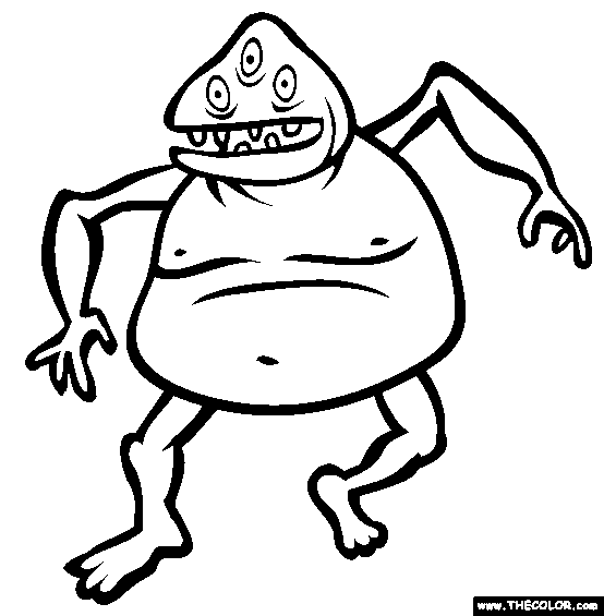 Gork Coloring Page