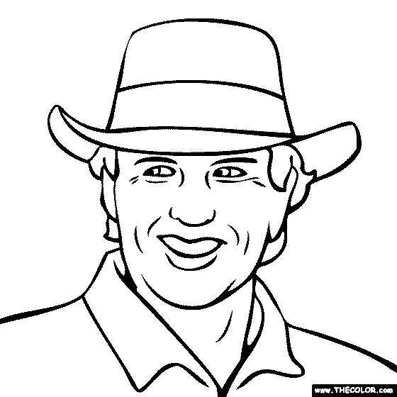 Greg Norman Coloring Page
