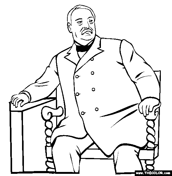 Grover Cleveland Coloring Page