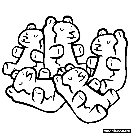 Gummi Bears Coloring Page