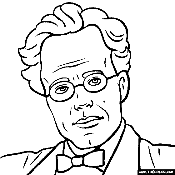 Gustav Mahler Coloring Page