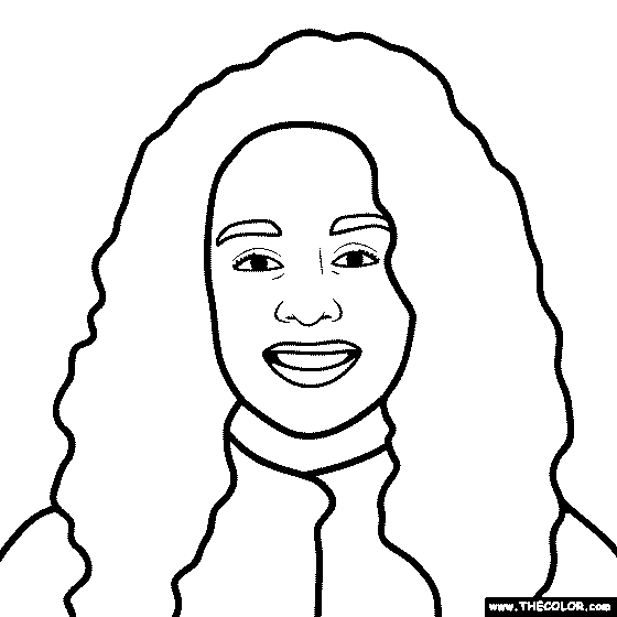 H.E.R. Coloring Page