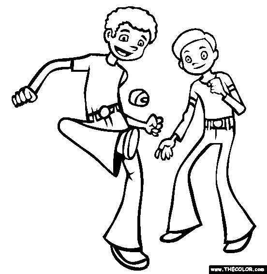 Hacky Sack Coloring Page