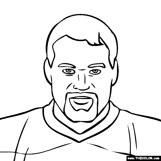 Haloti Ngata Coloring Page