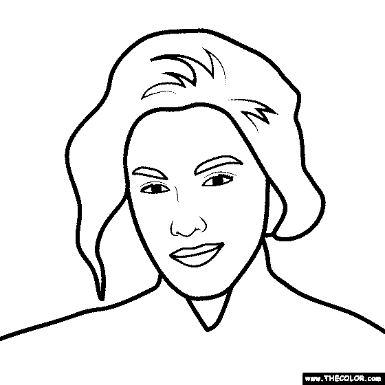 Halsey Coloring Page