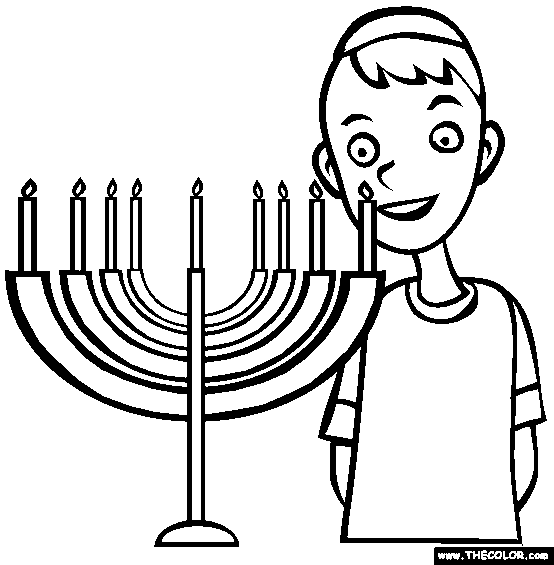 Hannukah Coloring Page