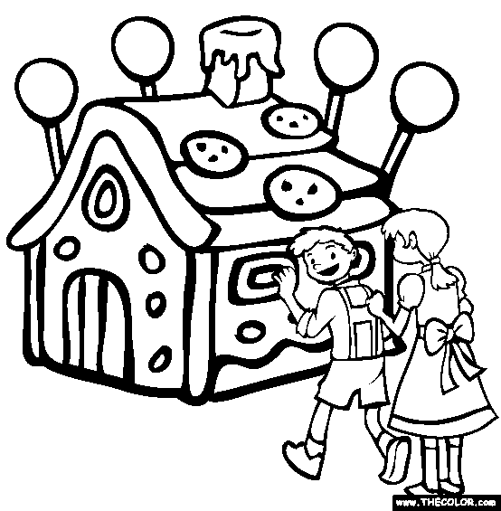 Hansel And Gretel Coloring Page