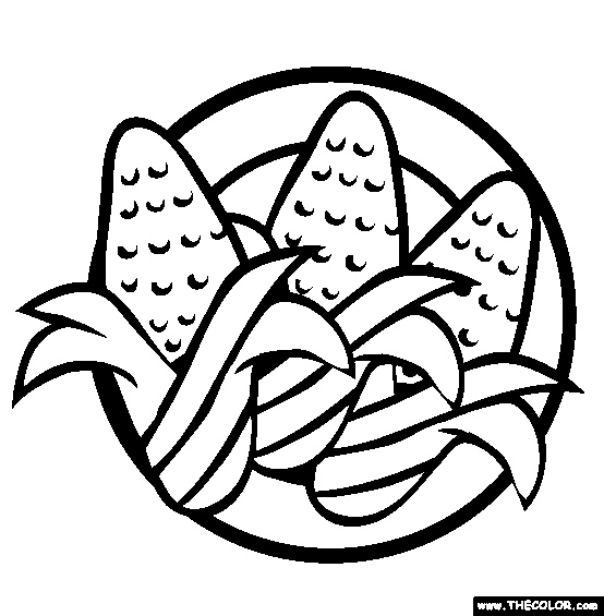 Harvest Coloring Page