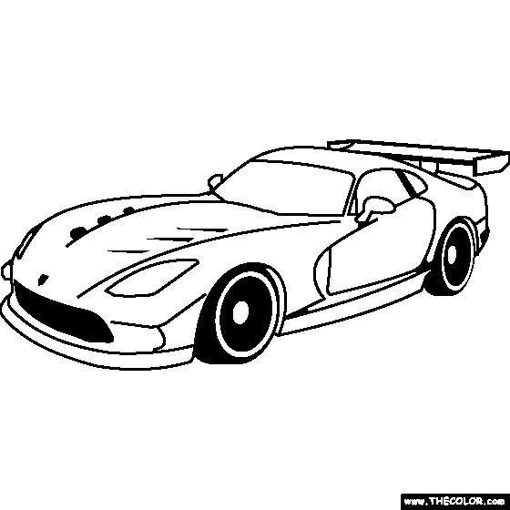 Hennessey Venom 1000 Twin Turbo SRT Coloring Page