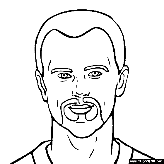 Henrick Sedin Coloring Page