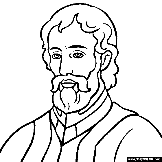 Hernando De Soto Coloring Page