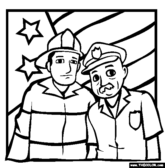Heroes Coloring Page