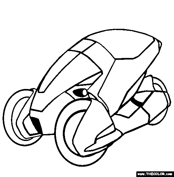 Honda 3RC Concept Car Coloring Page