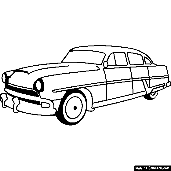 Cars Online Coloring Pages