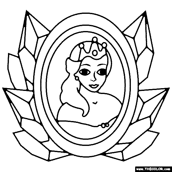 Ice Queen Coloring Page