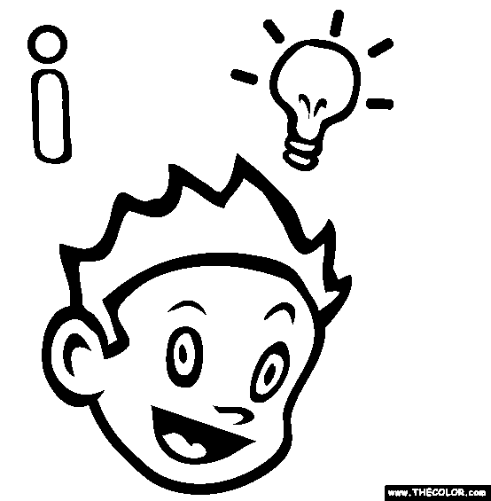 Alphabet Online Coloring Pages | Page 1