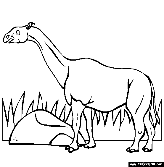 Indricotheres Coloring Page