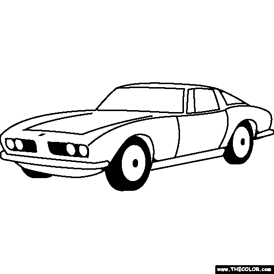 Iso Grifo Coloring Page