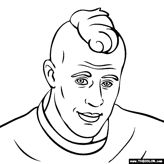 J.J. Watt Coloring Page