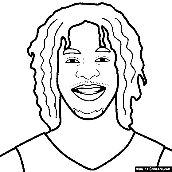 Ja Morant Coloring Page