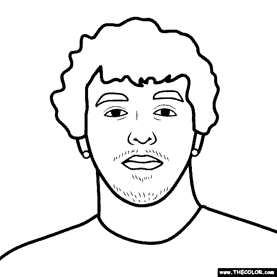 Jack Harlow Coloring Page