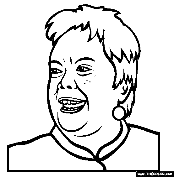 Jackie Huggins Coloring Page