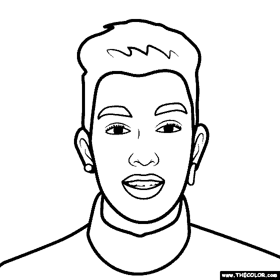 James Charles Coloring Page