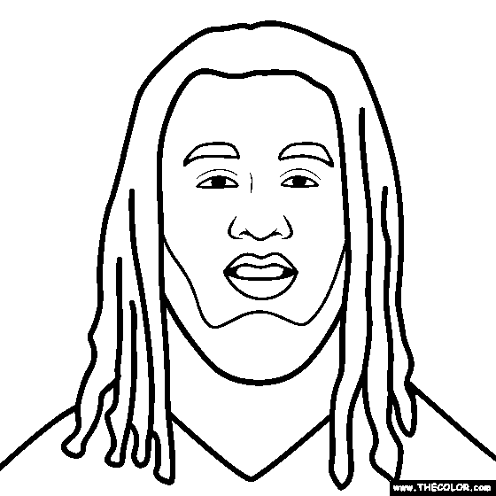 James Cook Football Coloring Page