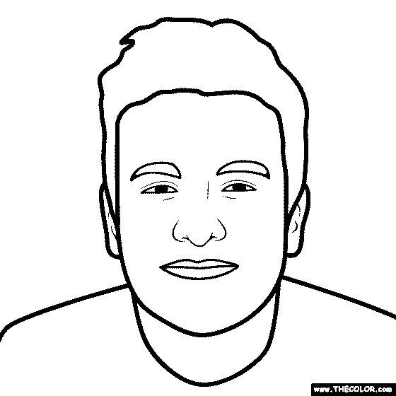 Jamie Oliver Coloring Page