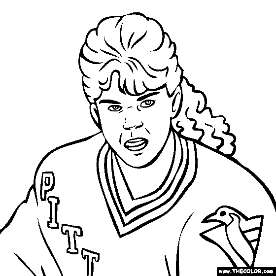 Jaromir Jagr Coloring Page