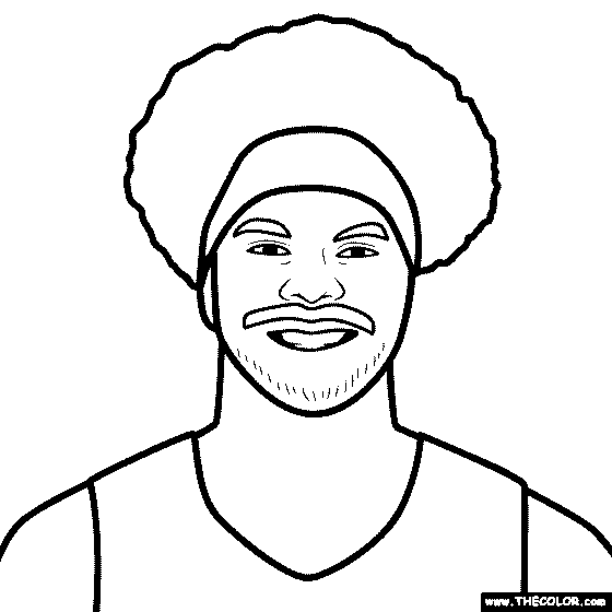 Jarrett Allen Coloring Page