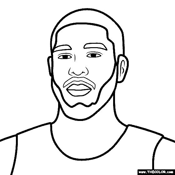 Jayson Tatum Coloring Page