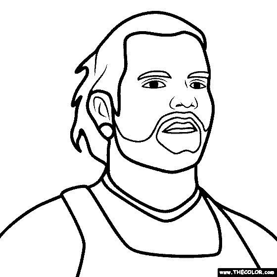 Jeff Hardy Coloring Page