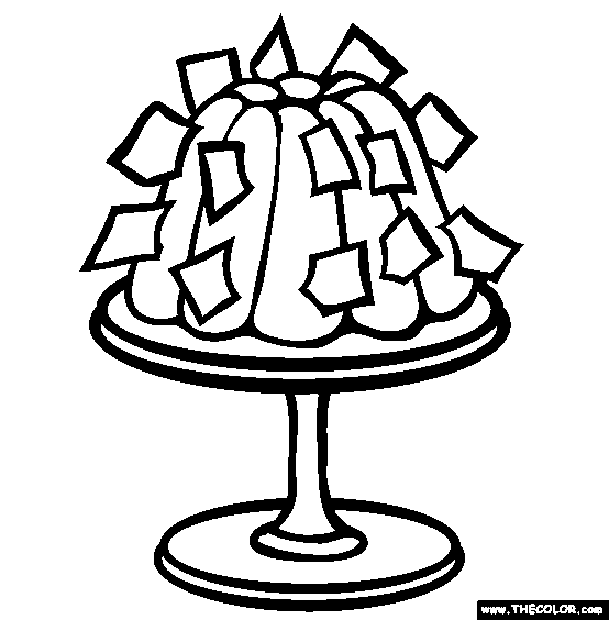 Jelly Nachos Coloring Page