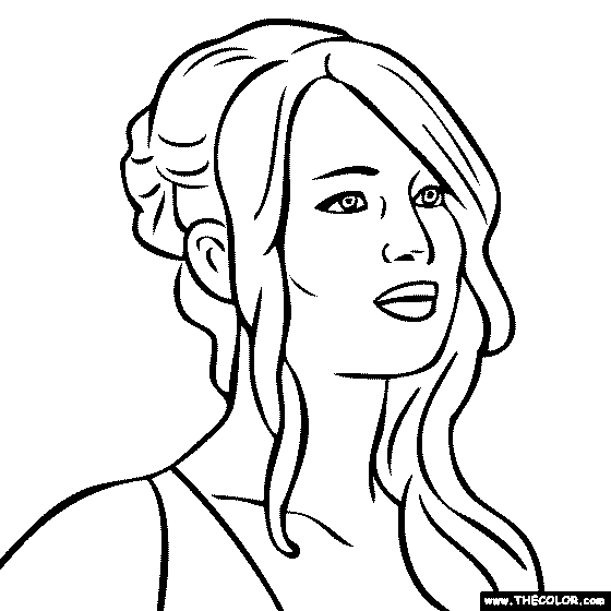Famous Actress Coloring Pages | Page 1