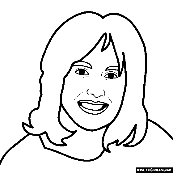 Jill Biden Coloring Page