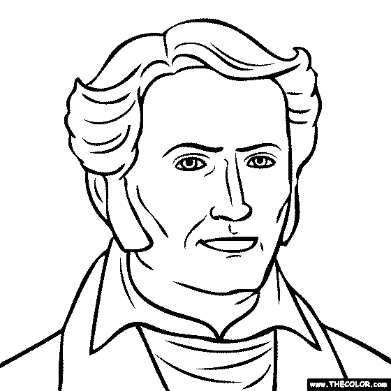 Jim Bowie Coloring Page