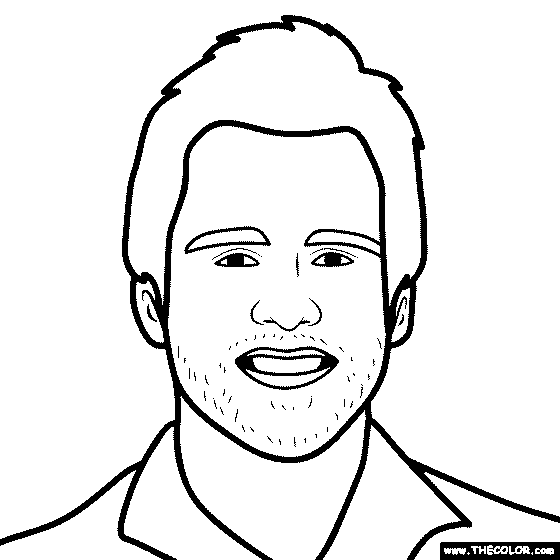 Jim Carrey Coloring Page