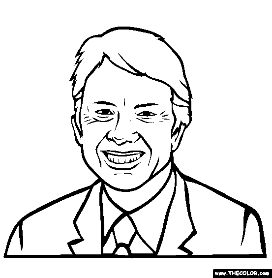 Jimmy Carter Coloring Page