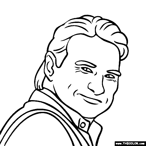Jimmy Connors Coloring Page