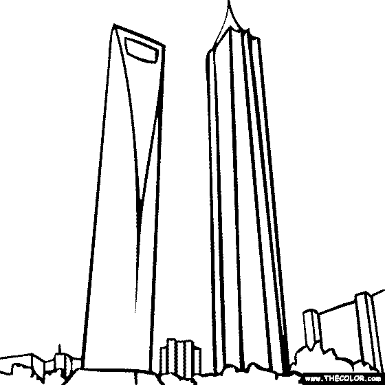 Jinmao Tower and SWFC - Shanghai World Financial C